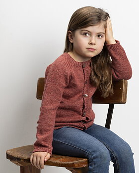 1462 Barnkofta med flätor 1-7 år