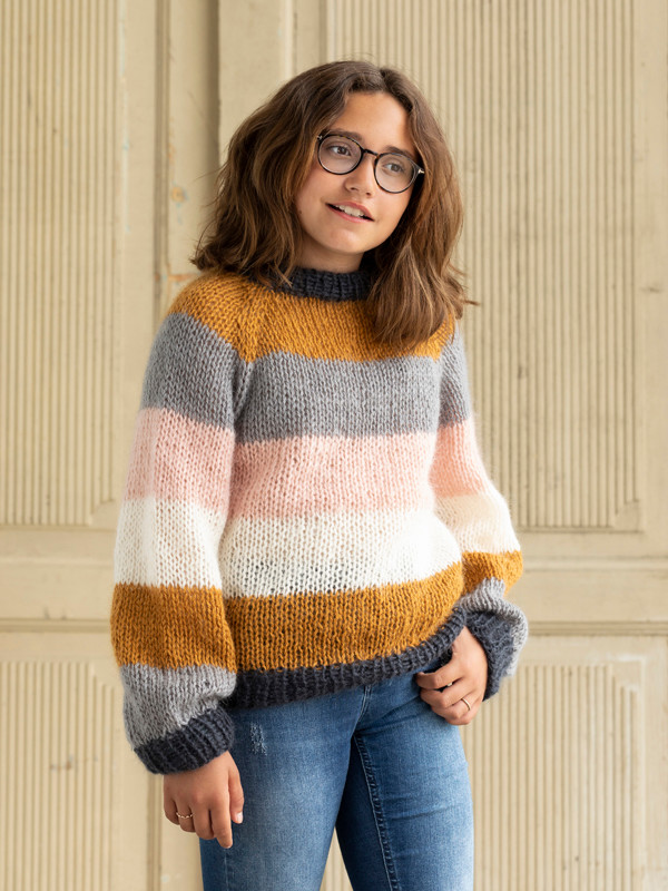 1644 Mohair Tröja till barn & tonåring 6-16 år