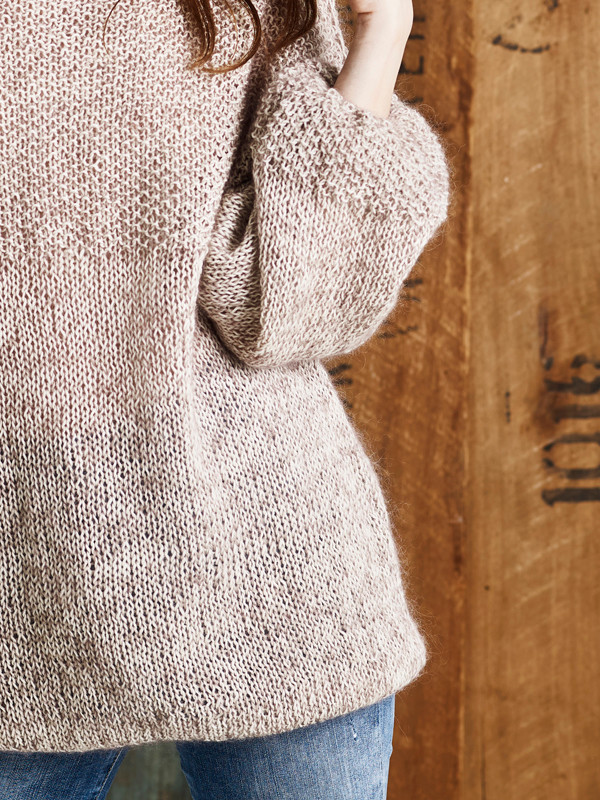 1634 Gertrud Jumper i moss- och slätstickning - 2