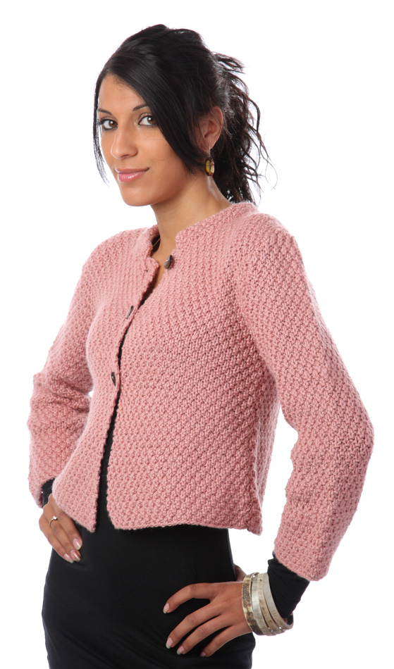 Stickmönster kofta med kinakrage (Digitalt)  – ONIONknit 1245
