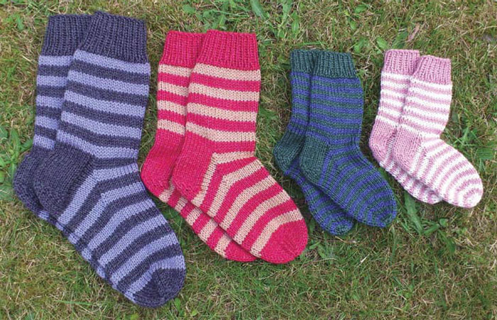 Sockmönster Raggsocksfamiljen (Digitalt)