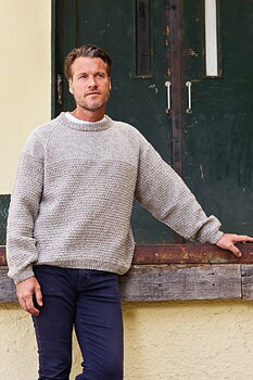 Herrtröja i struktur i Dagmar