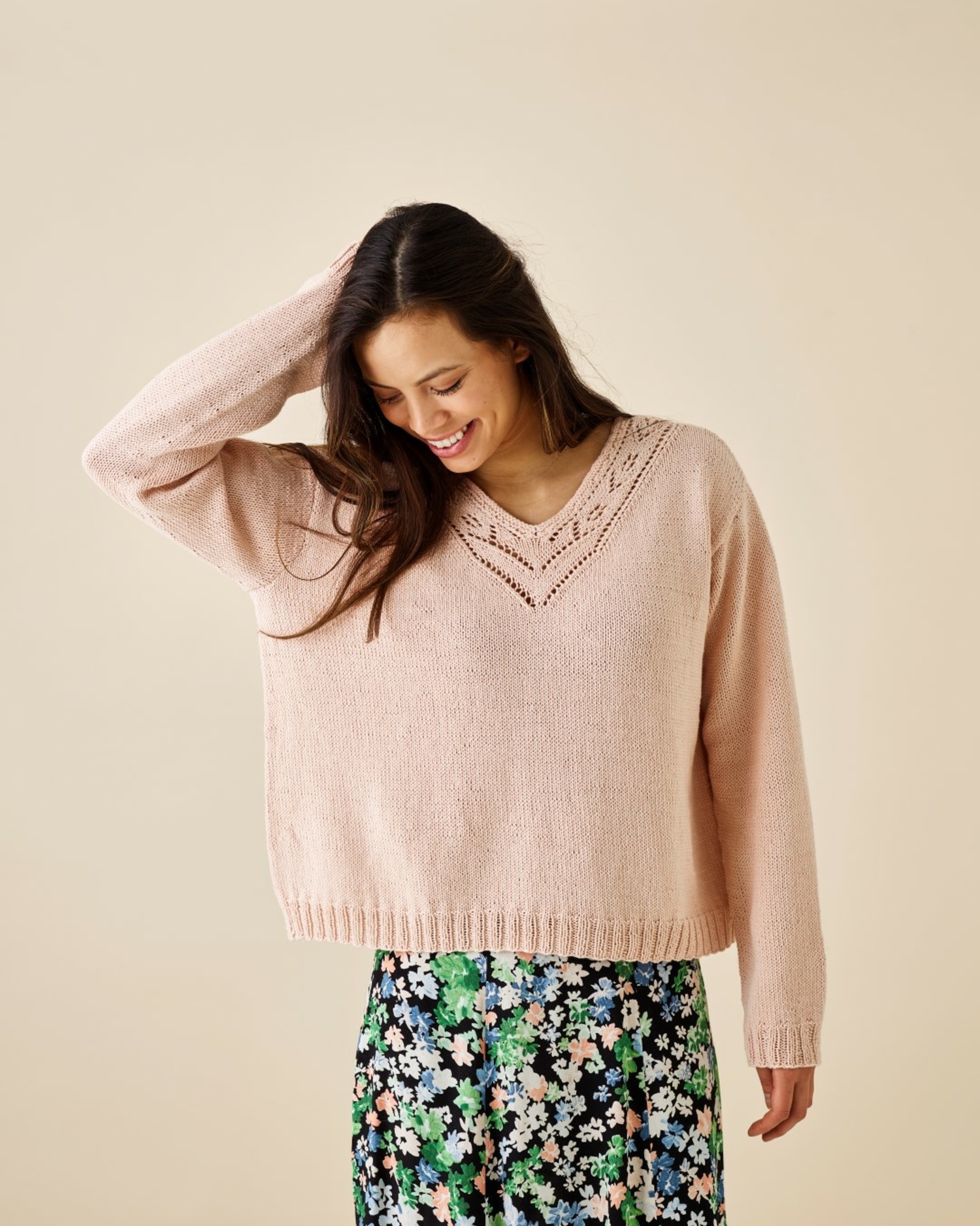 Maja Jumper med v-ringning