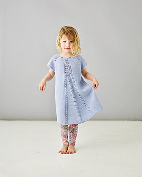 Maja sommarklänning med hålmönster barn 1-6 år