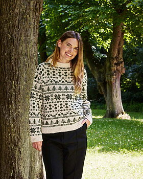 Emma tröja med julmotiv (Digitalt)