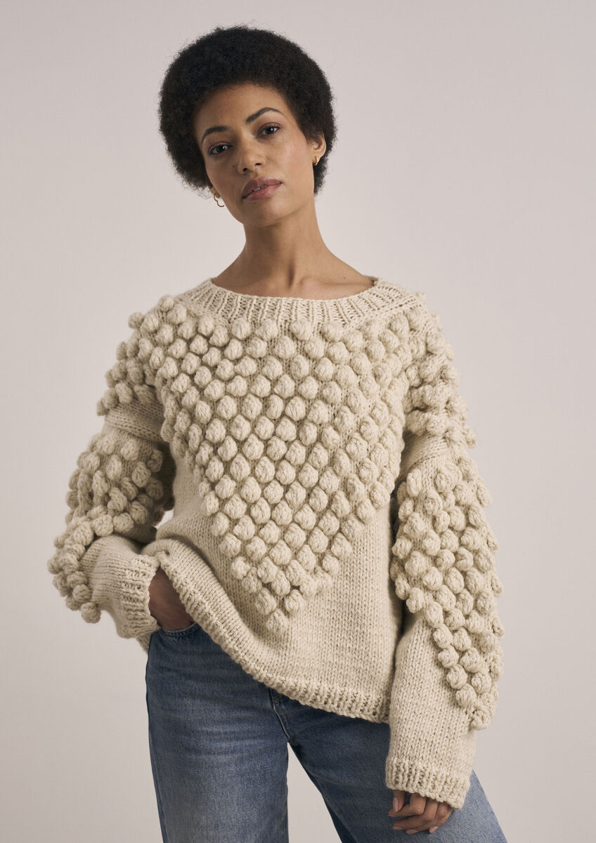 Sheringham Tröja i Chunky Wool