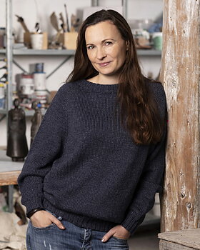 Lösstickad uppifrån och ner Sweater