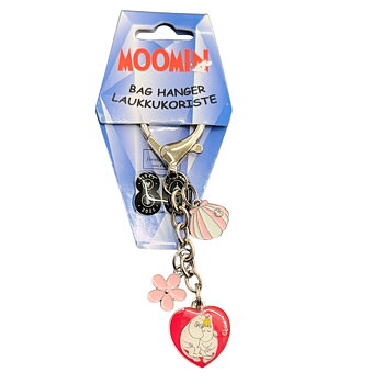Bag Jewelry - Moomintroll & Snorkmaiden Heart