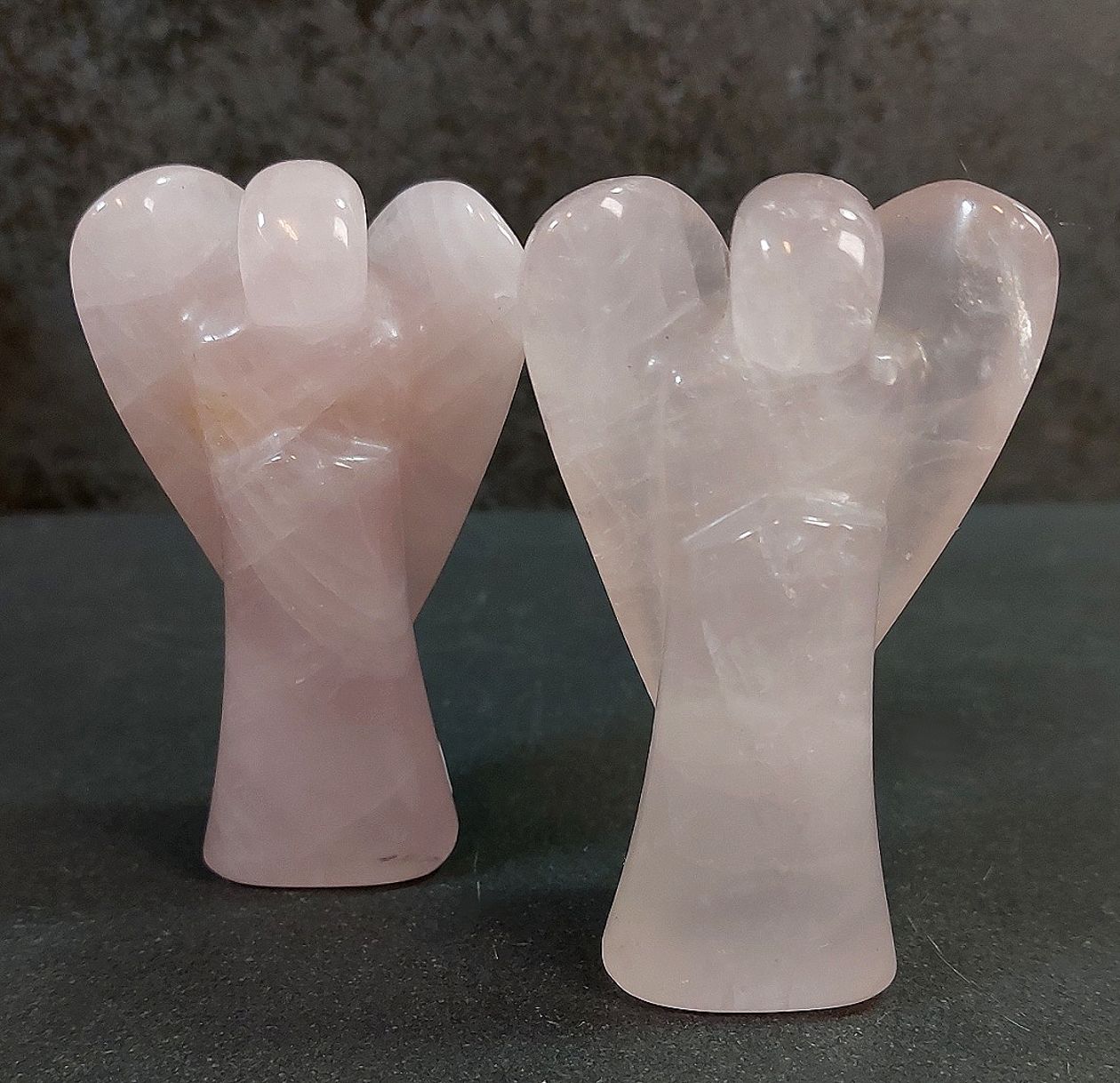 Ängel i Rosenkvarts - 9cm - 2