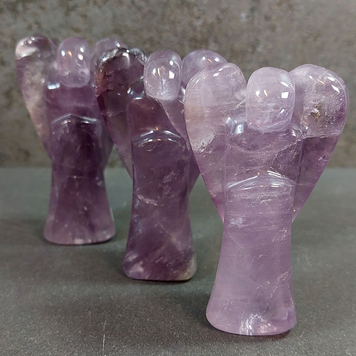 Ängel i Ametist - 8cm - 2