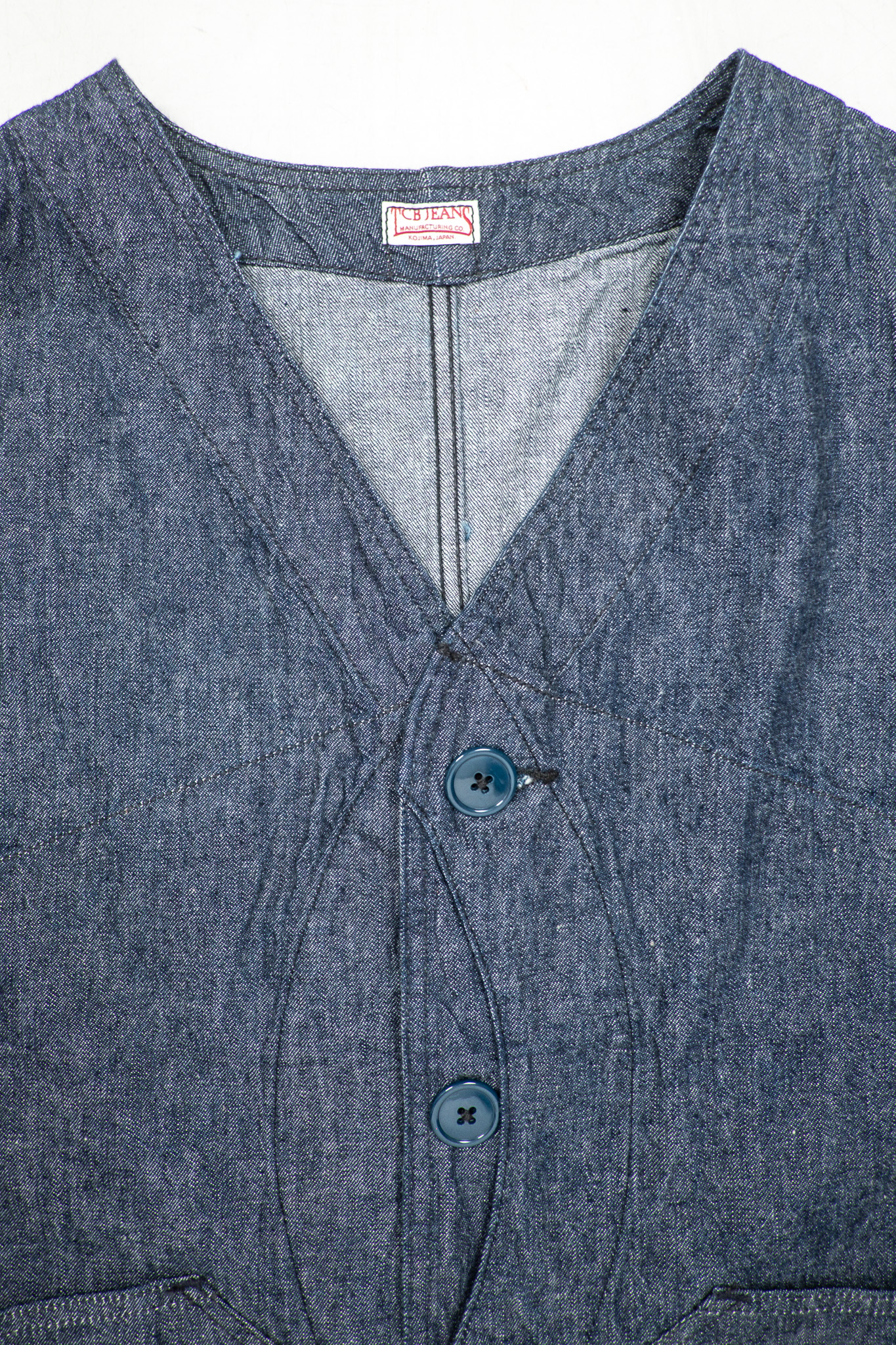 TCB Jeans - Huntsman Vest Denim - Göteborg Manufaktur TCB Jeans - Huntsman Vest Denim - Göteborg Manufaktur