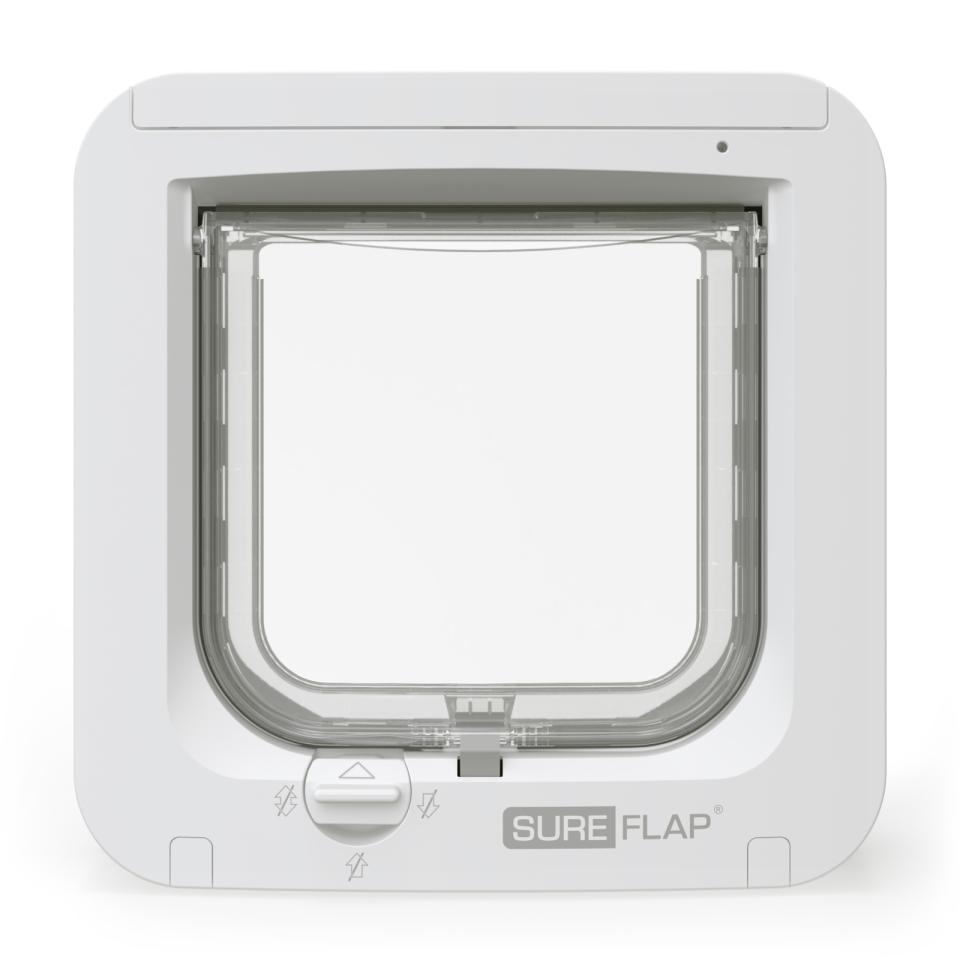 Sureflap Microchip Cat Flap - Grey/White