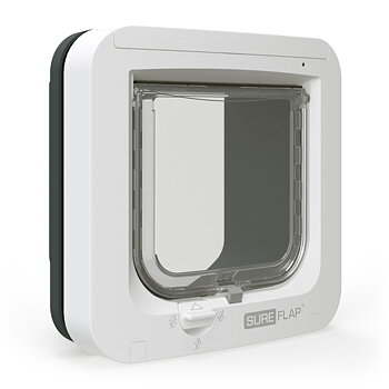 Sureflap Microchip Kissanluukku - Harmaa/Valkoinen