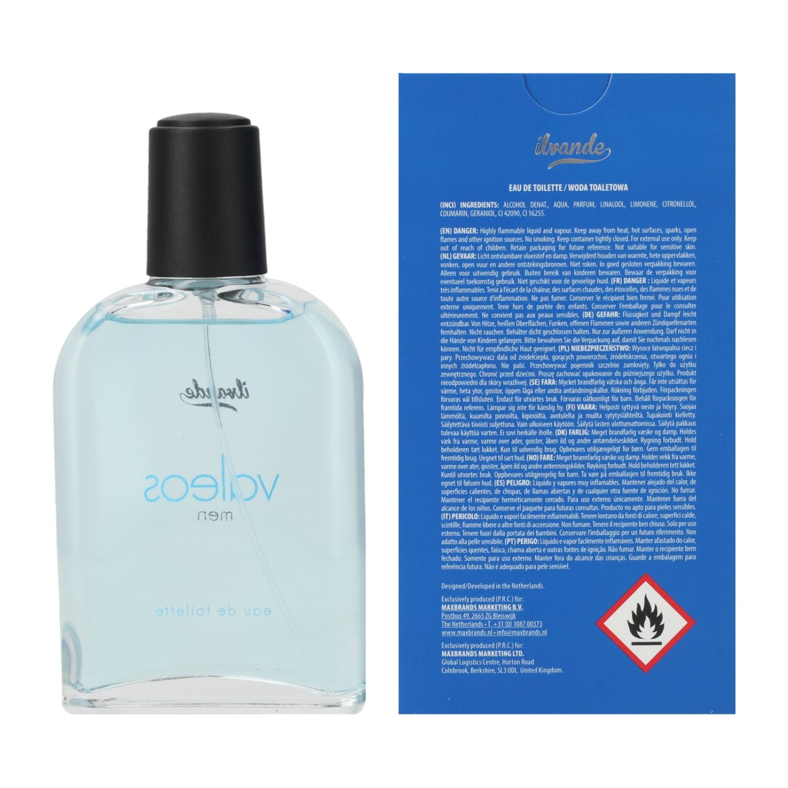 Ilvande EDT 100ml For Men Valeos - 3