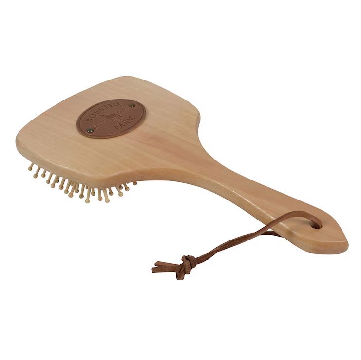 Borstiq Mane/Tail Brush Card-Shaped - Hardwood