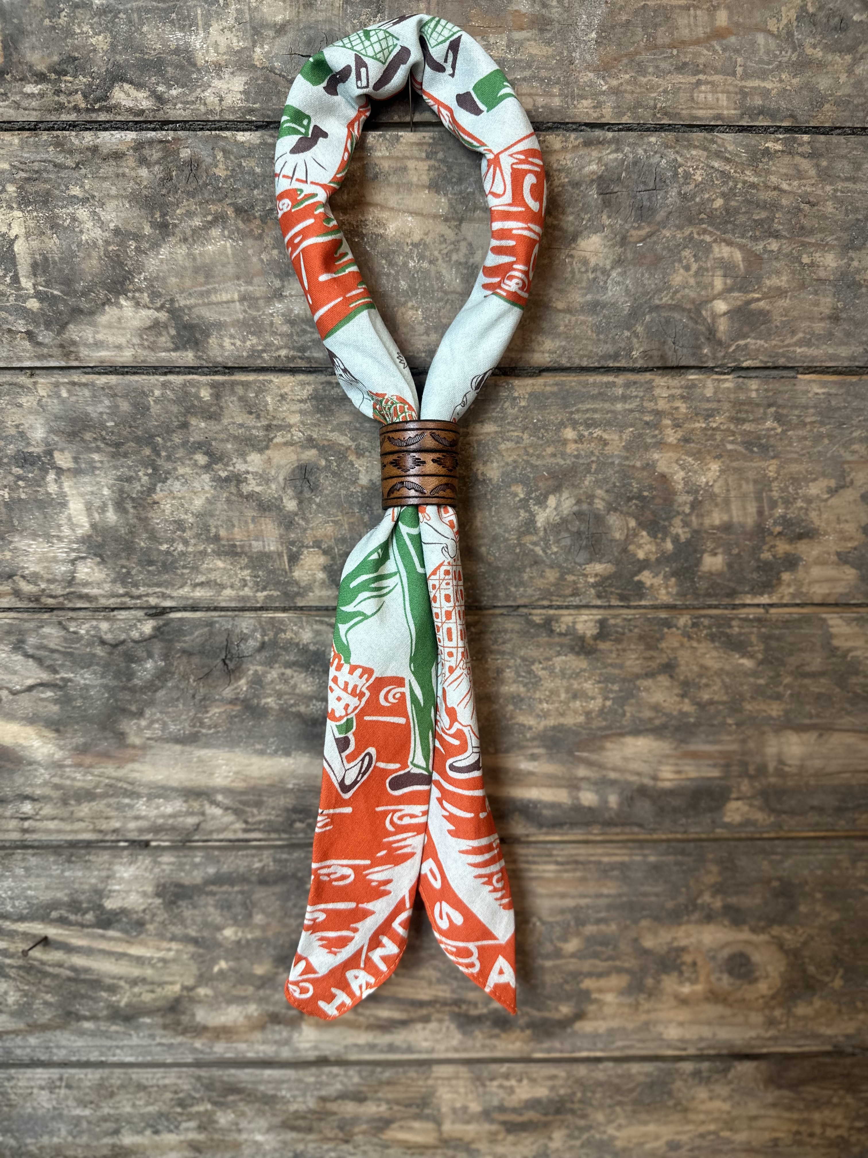 Bandana bolo läder - 2