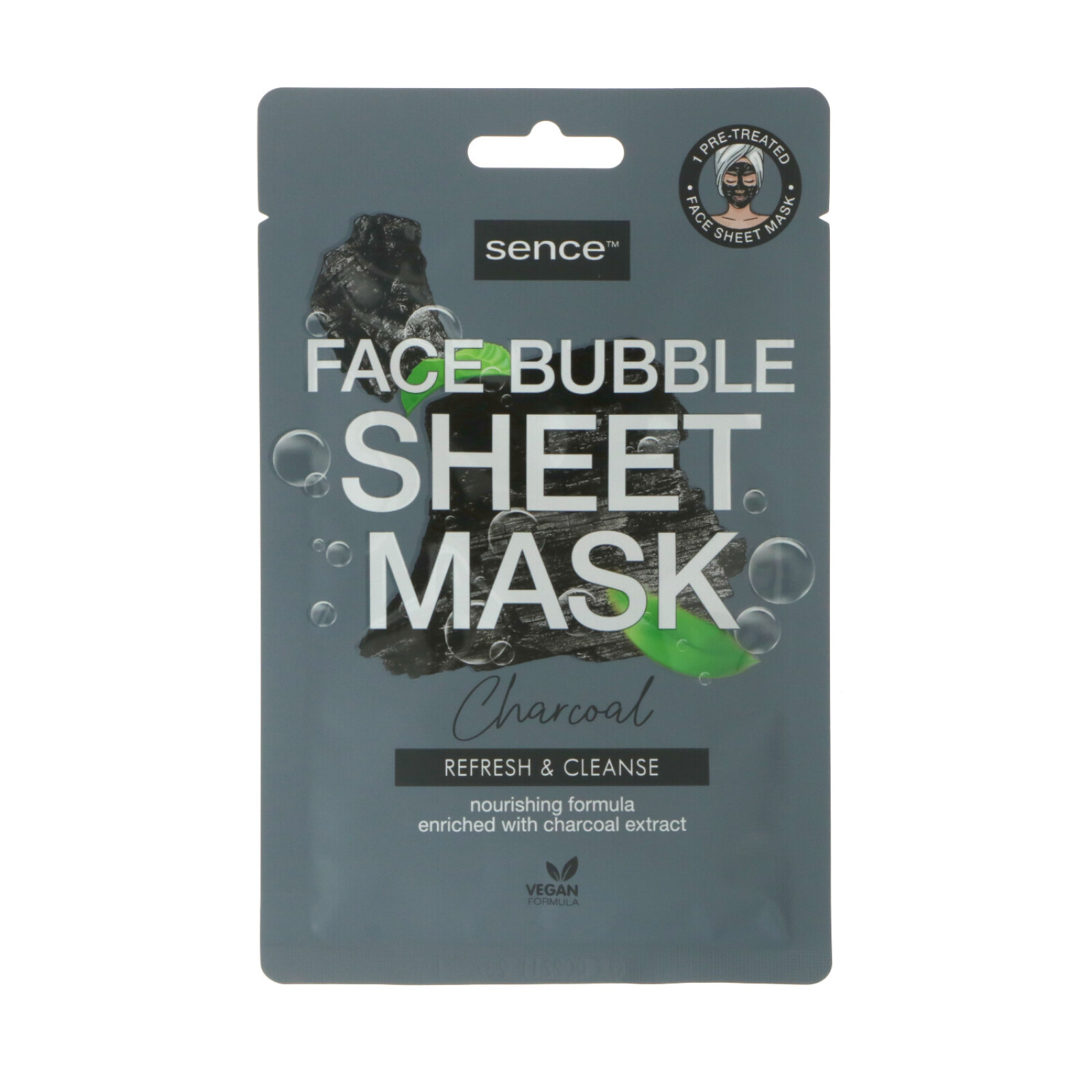 Ansiktsmask - 20ml Bubble Charcoal