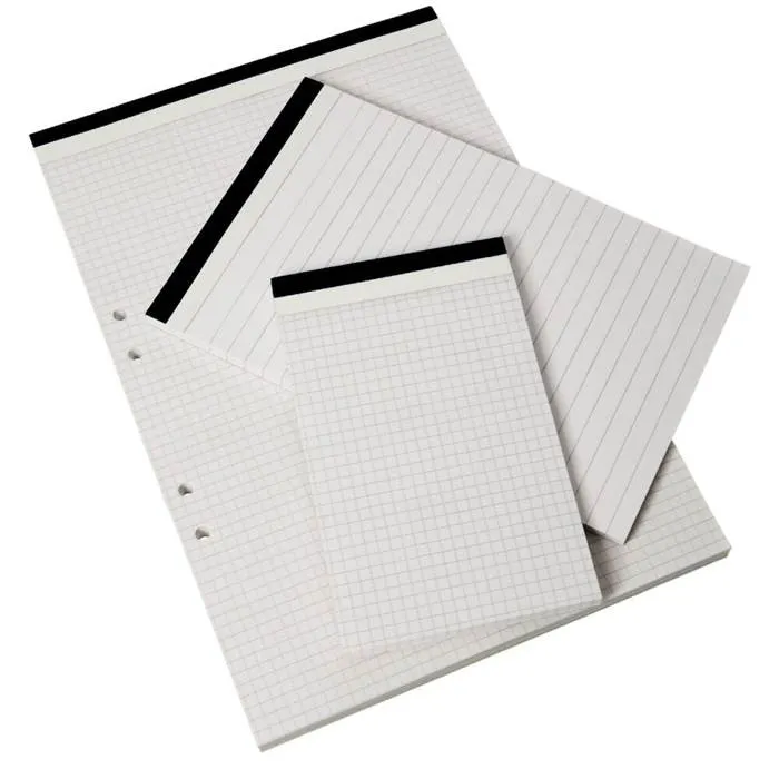 Perforerat block A5 80blad linjerat - 2