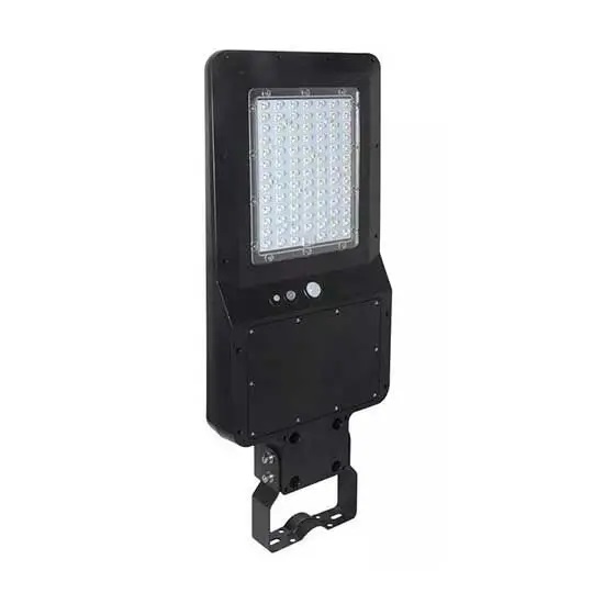 Gatubelysning 40W - solcellsdriven - rörelsevakt - fjärrkontroll - OBS! 4800lm 