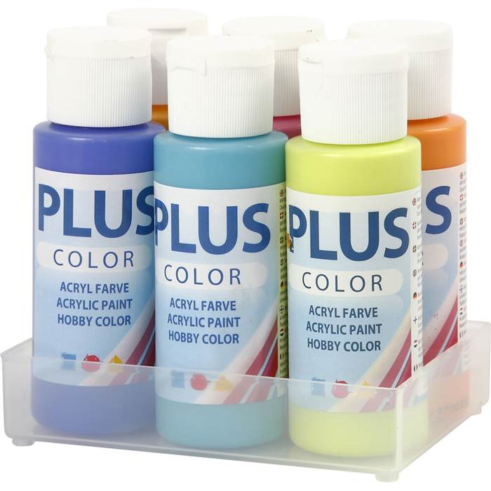 Hobbyfärg Plus fun 6x60ml - 2