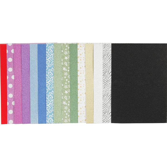 Papper glitter A4 150g 30/fp - 3