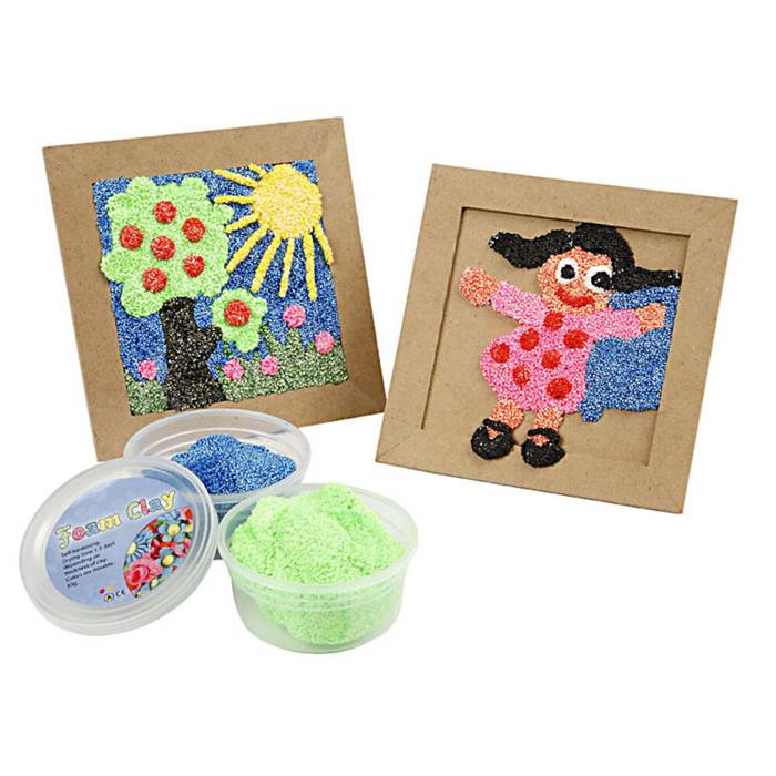 Lera Foam Clay mix färg 10x35 g - 6