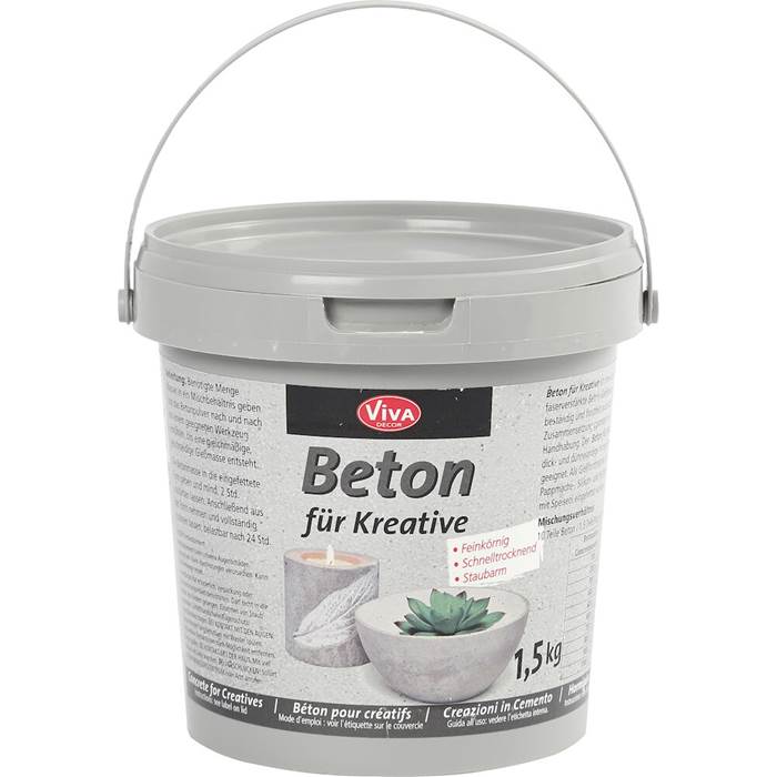 Hobbybetong grå 1500g - 2