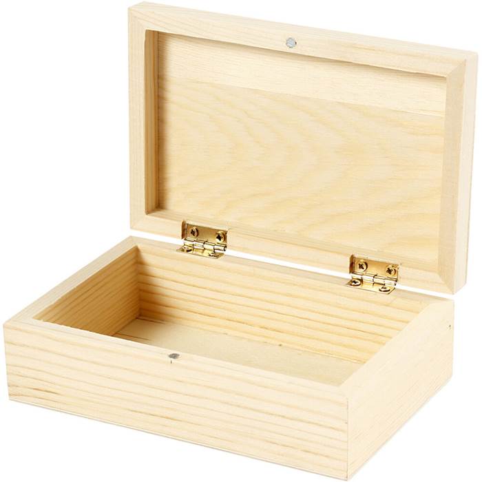 Smyckeask 14x9x5cm furu - 3