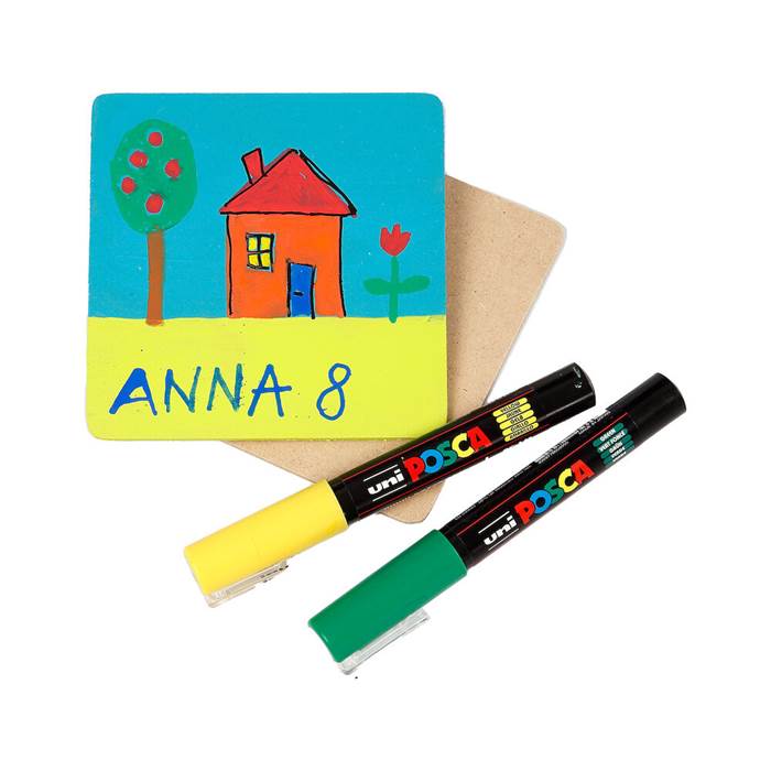 Platta MDF 10x10cm 6/fp - 6