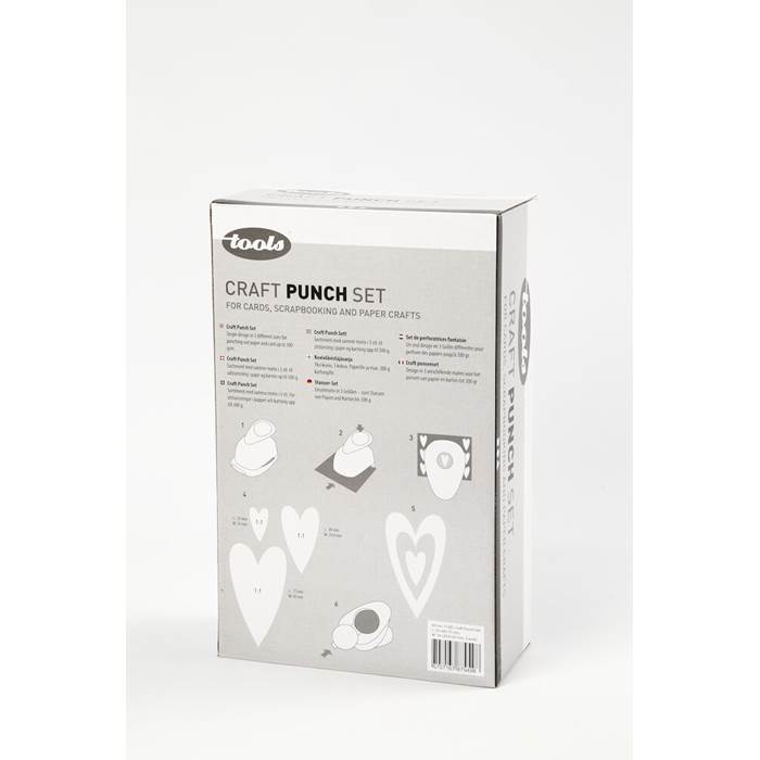Pappersstans hjärta 3 st/fp - 3