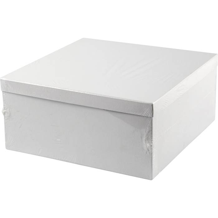 Pappask vit 10-12cm h5cm 27/fp - 2