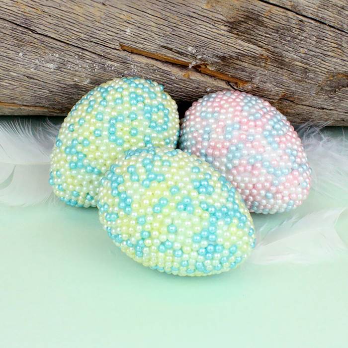 Ägg frigolit 6 cm vit 5 st/fp - 5