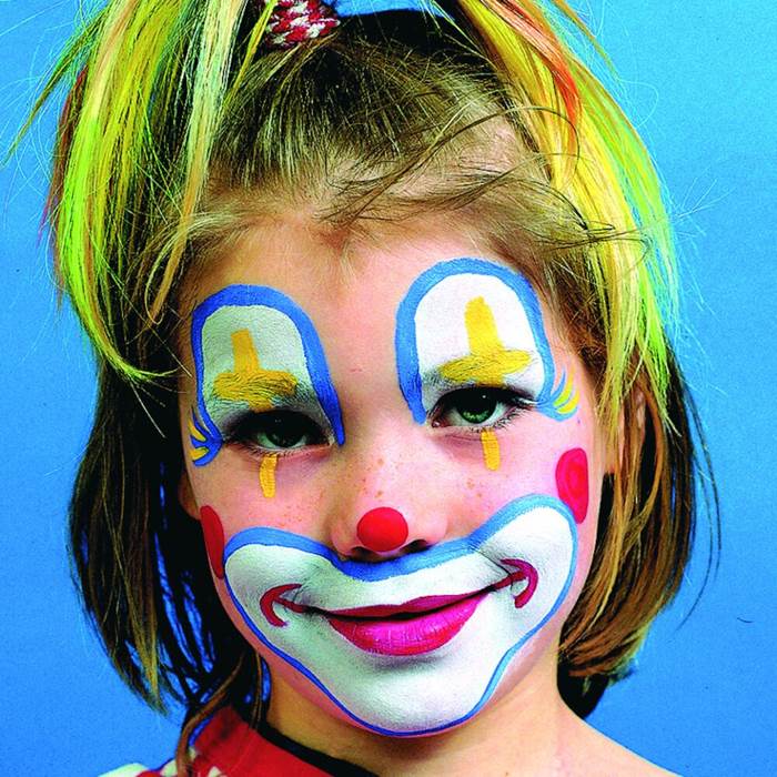 Ansiktsfärg Clown mix färg - 2