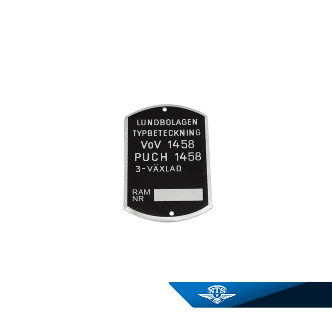 Dataplate 1458 MC 50 1964-68