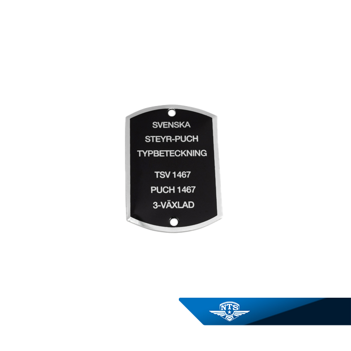 Data plate 1467 Racing 1974-76