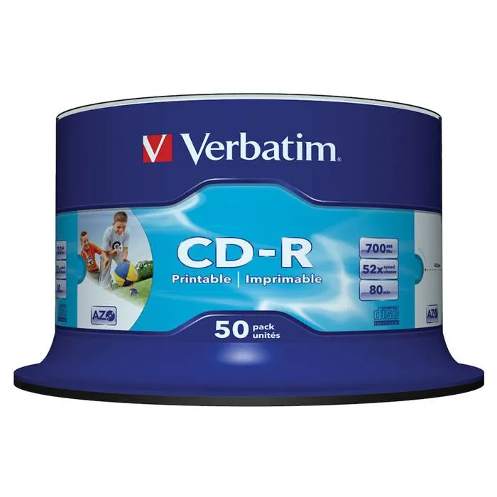 CD-R Verbatim Printable 50 st/fp - 3