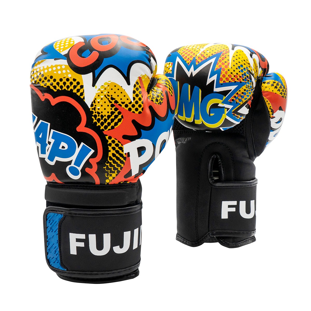 FUJIMAE Boxhandske KIDS RADIKAL gul/blå 6-8 oz - 2