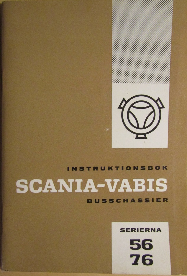 1966 Scania-Vabis  56, 76 Buschassier Instruktionsbok
