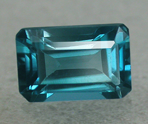 Topacio azul de Londres de 0,79 ct, piedra preciosa de topacio azul de Londres natural de corte octagonal calibrado de 6 x 4 mm - 3