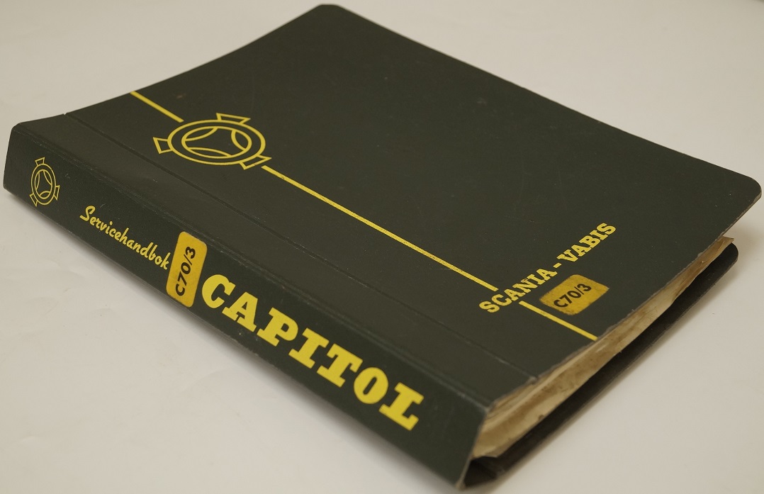 1956 Scania-Vabis Capitol C70/3 Bussar Servicehandbok - 2