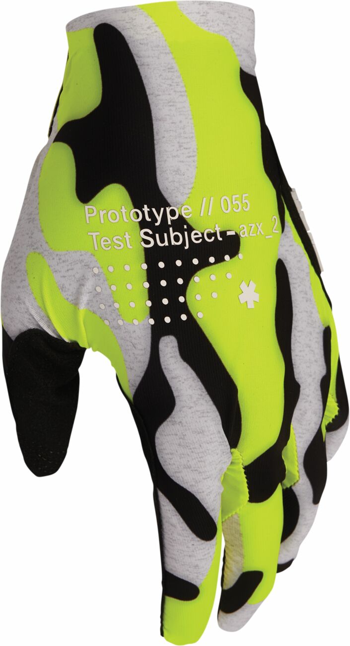 THOR SPORTMODE Riot Crosshandschoene Hi-Vis Groen - 2