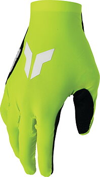 THOR SPORTMODE Riot Crossihanskat Hi-Vis Vihreä