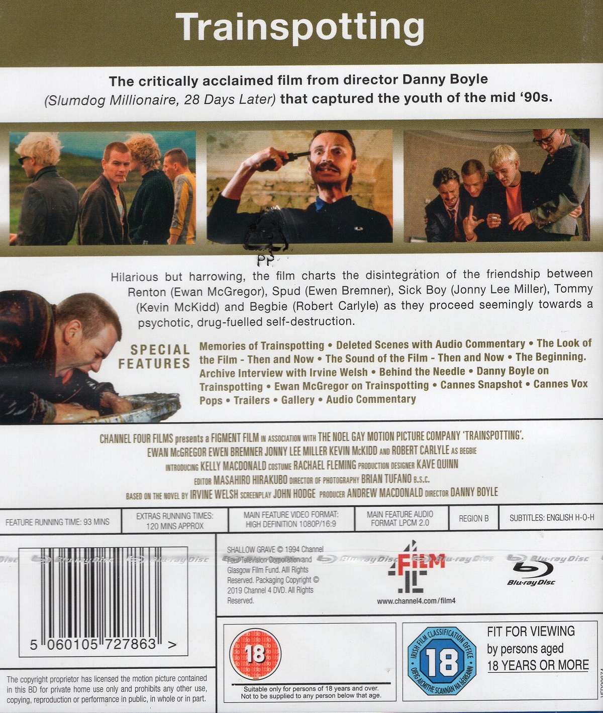 Trainspotting (ej svensk text) (Blu-ray) - 2