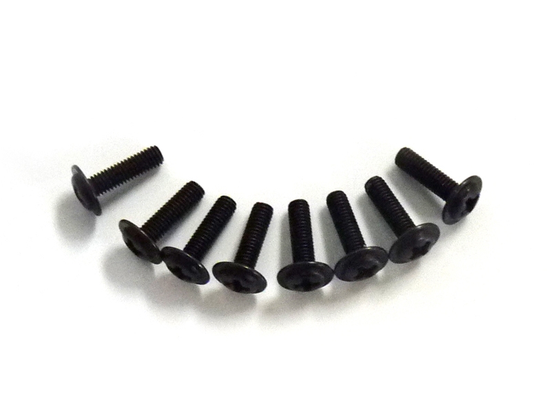 THOR Screws with half-round, wide head 3x10 mm (8 pcs.)
