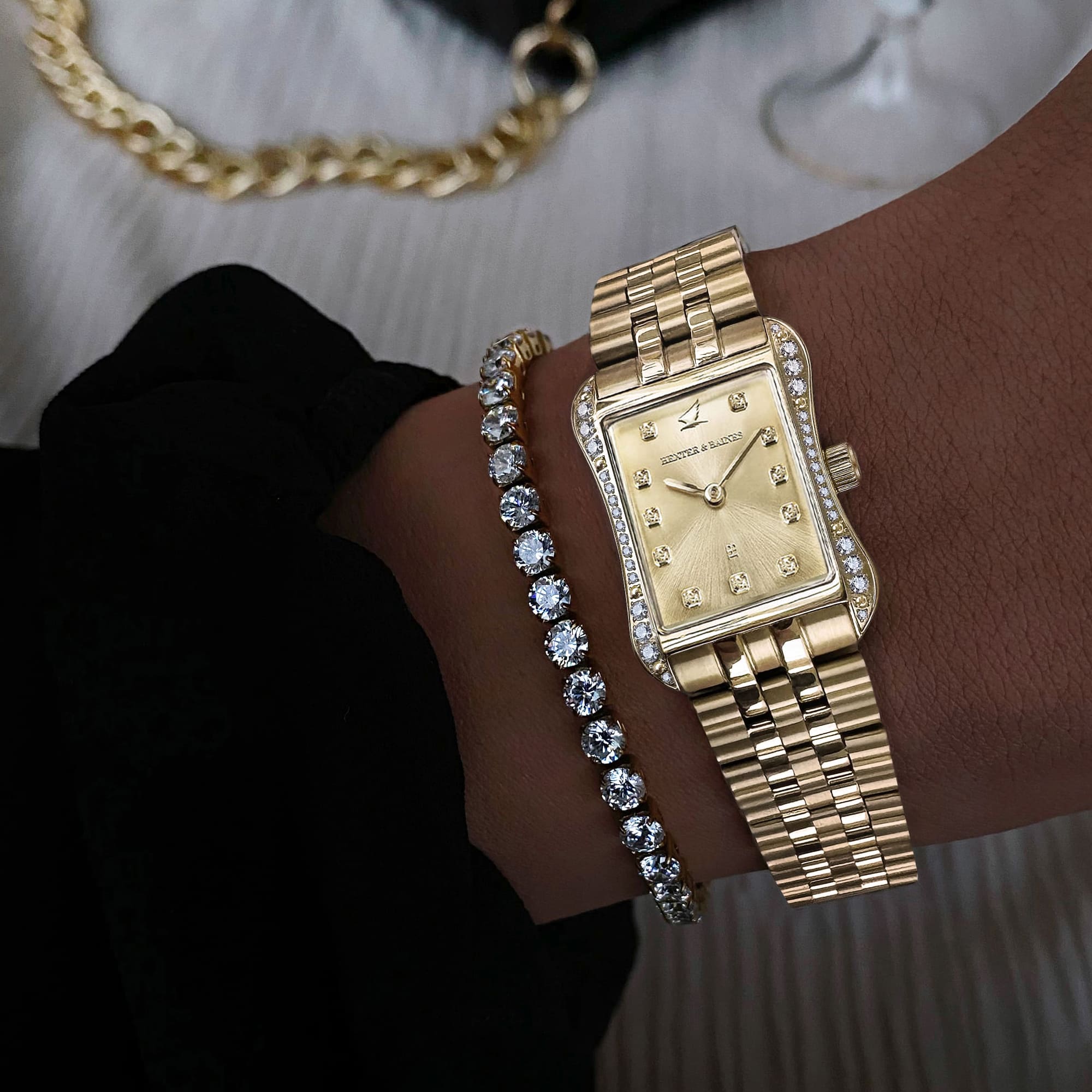 H&B Cronvas Pavé, Gold Sunray - 9