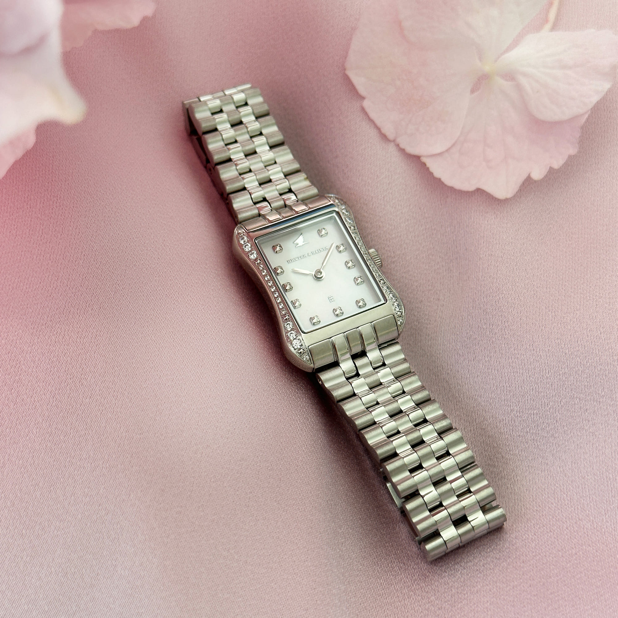 H&B Cronvas, Silver & Pearl - 4