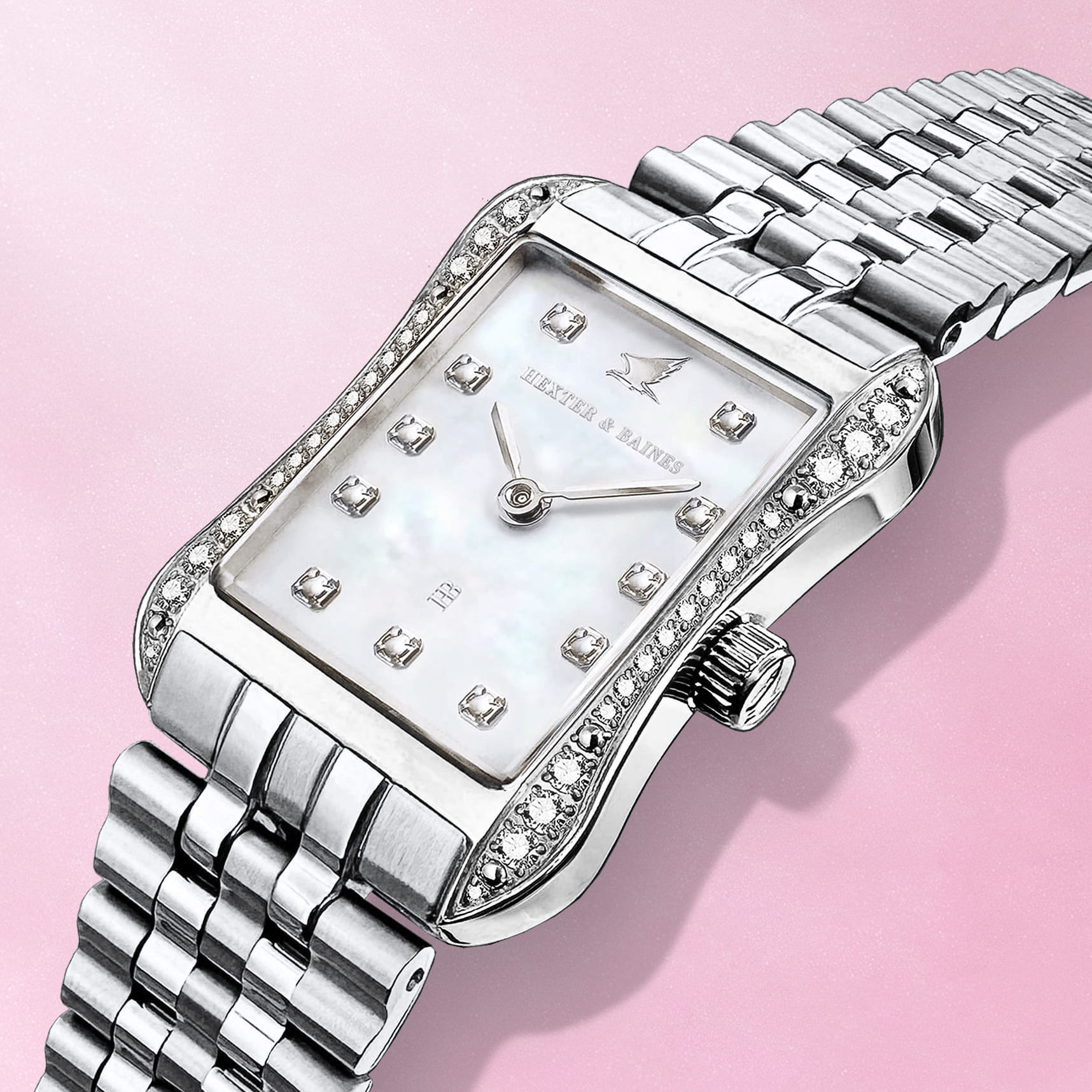 H&B Cronvas, Silver & Pearl - 2