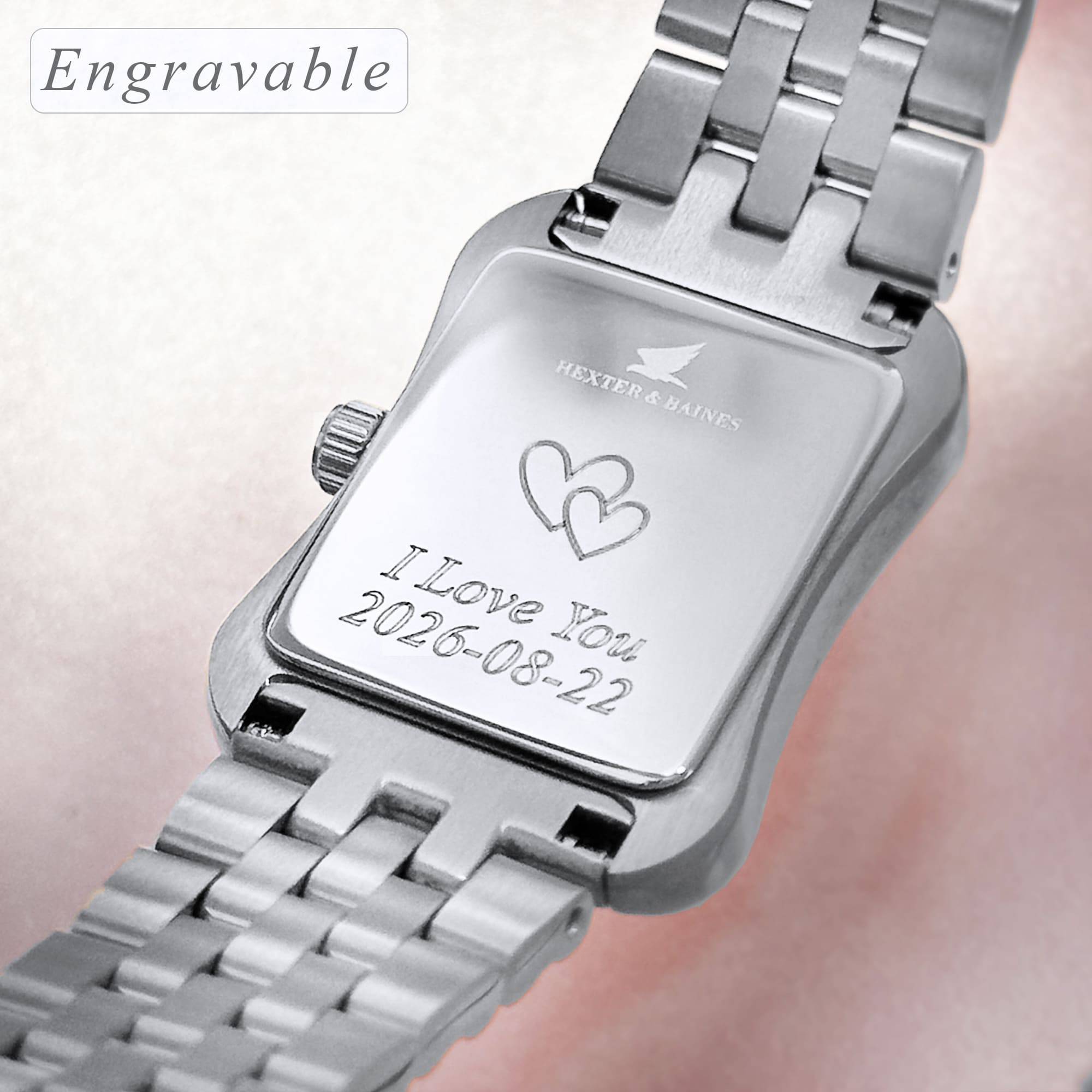 H&B Cronvas, Silver & Pearl - 4