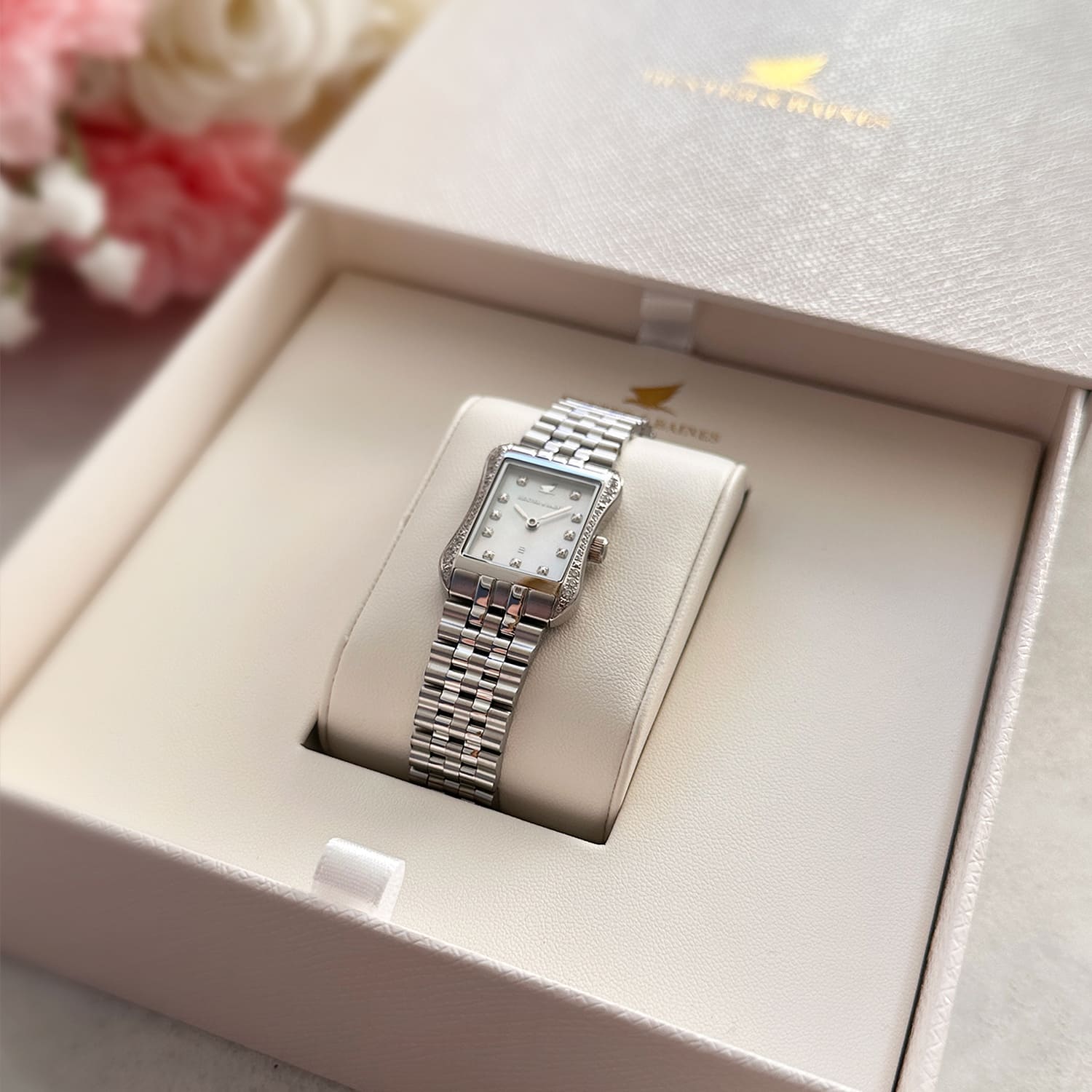 H&B Cronvas, Silver & Pearl - 6