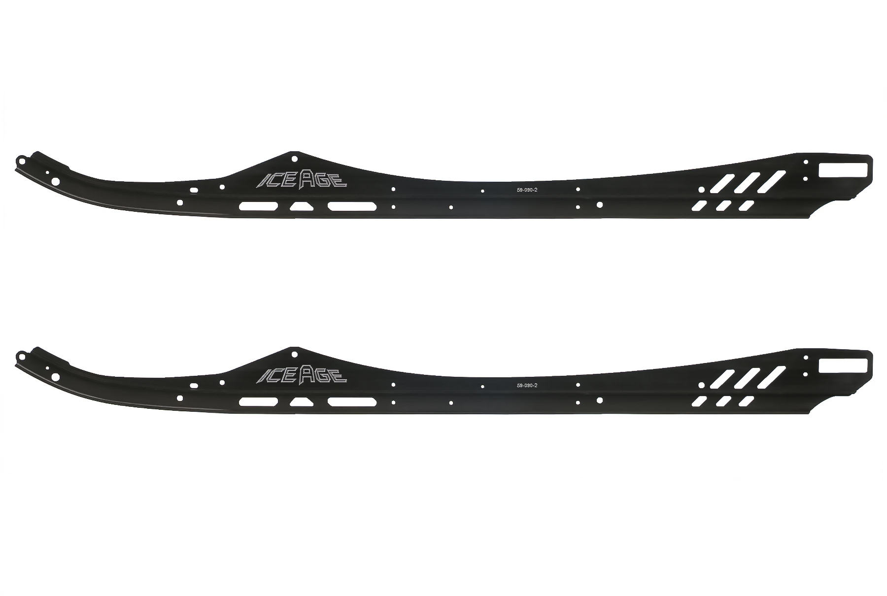 IceAge Bomber Boggieskenor 146" Polaris Matryx Khaos 2022- - Svart